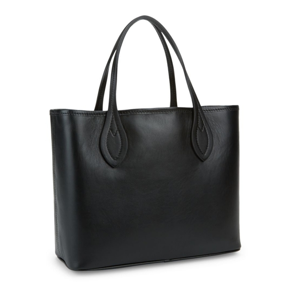 Roberto Cavalli Leather Box Tote in Black - Picture 4 of 7